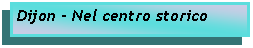 Casella di testo: Dijon  Nel centro storico   